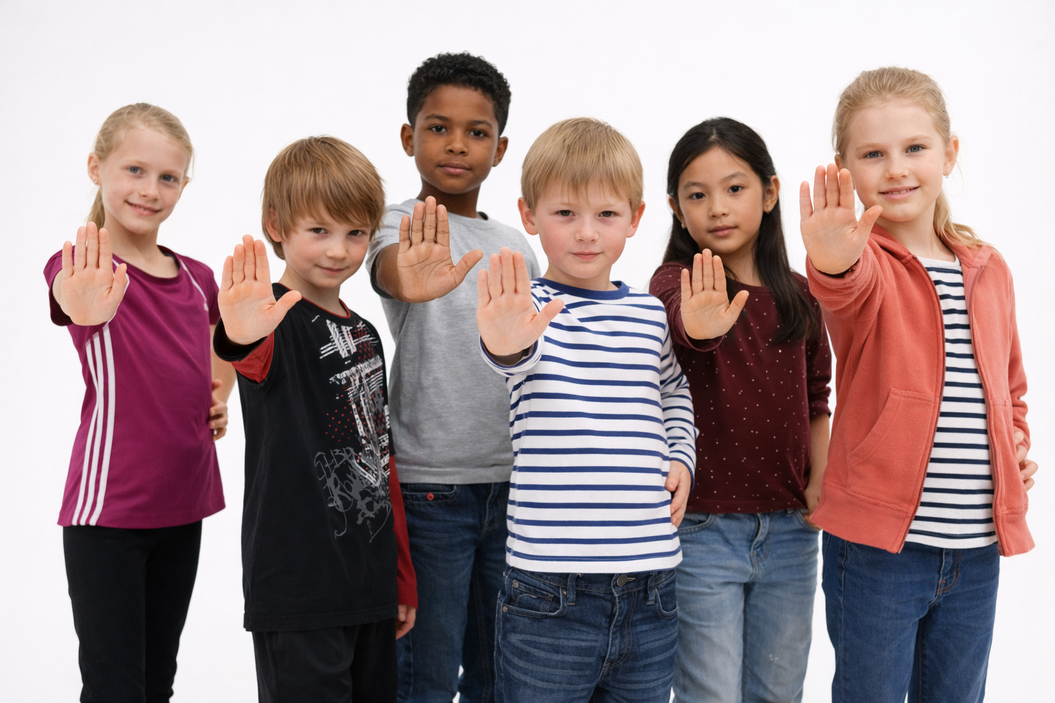 Kinder im Selbstbehauptungskurs